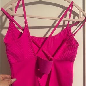 Vibrant Pink Strappy Top